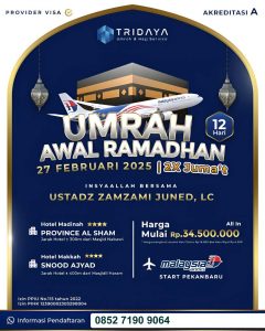 umroh awal ramadhan 2025 tridaya