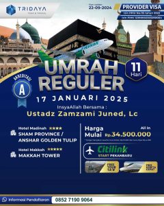 Umroh Januari 2025 Tridaya